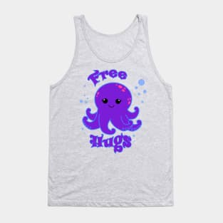 Free Hugs Cute Octopus design Tank Top